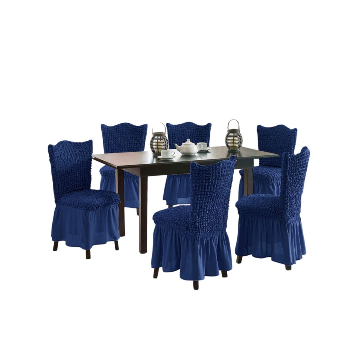 GENERICO - Fundas Sillas Turcas - Pack de 6 Unds T11