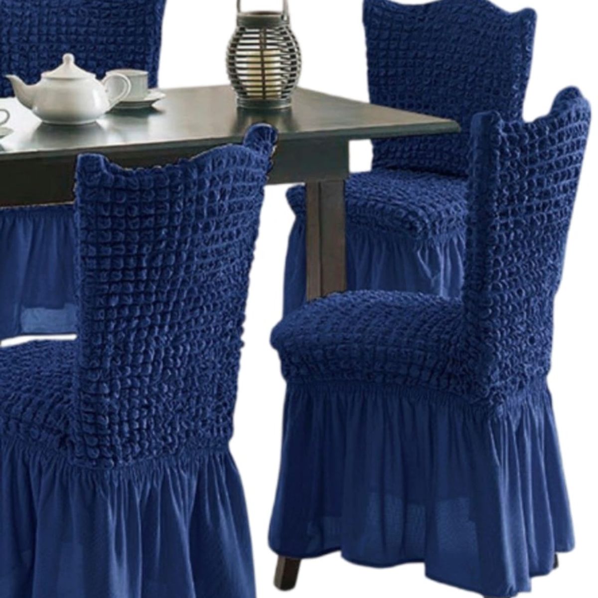 GENERICO - Fundas Sillas Turcas - Pack de 6 Unds T11