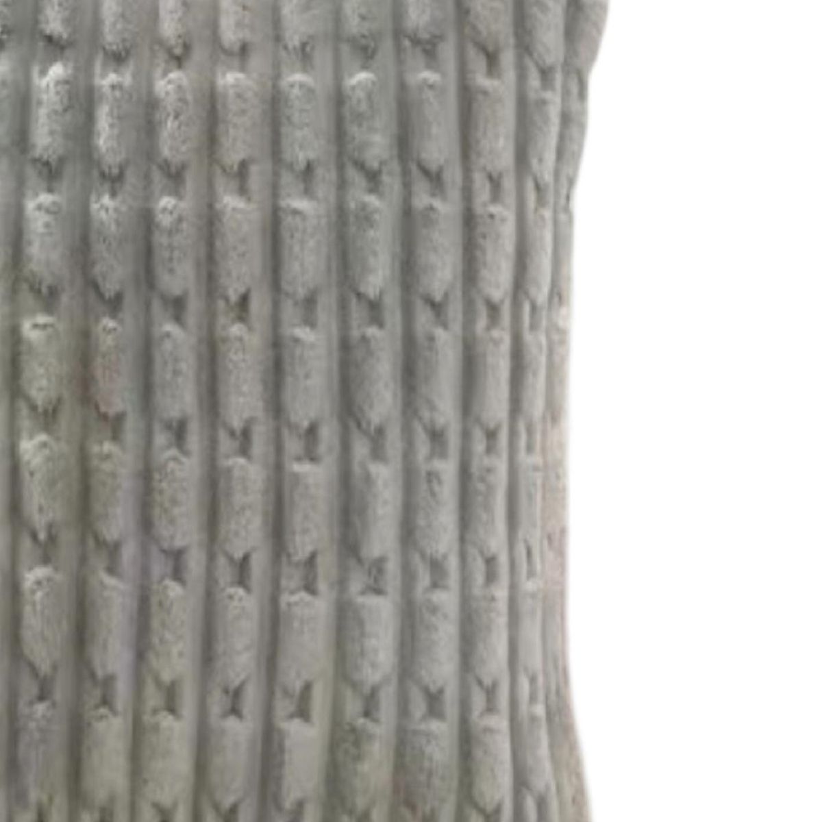 GENERICO - Par de  Fundas de Cojín Estilo Bambú Gris