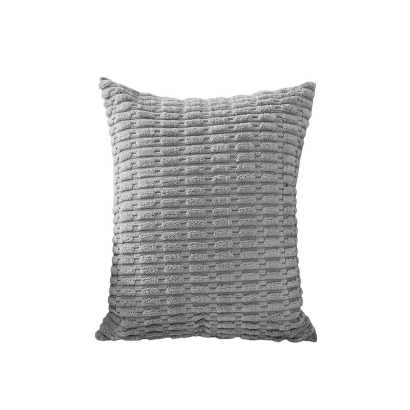GENERICO - Par de  Fundas de Cojín Elegantes-Gris.