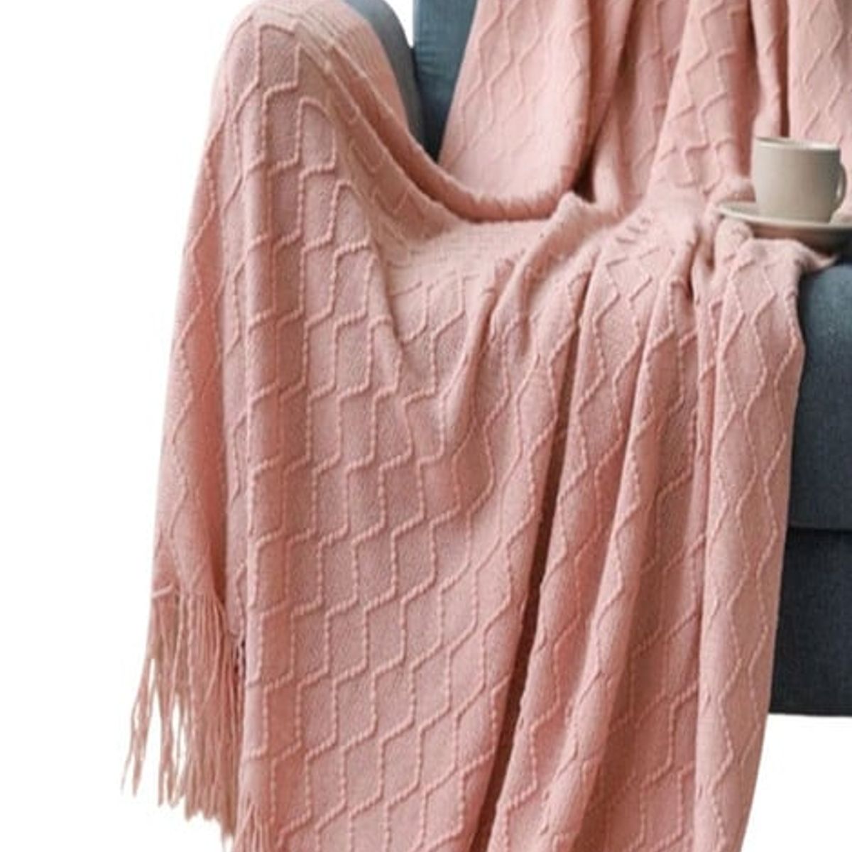 GENERICO - Mantas para sofas camas u oficinas muy suaves 127x152 cm