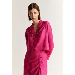 SCALPERS - Blusa Jacquard Zigzag Fucsia