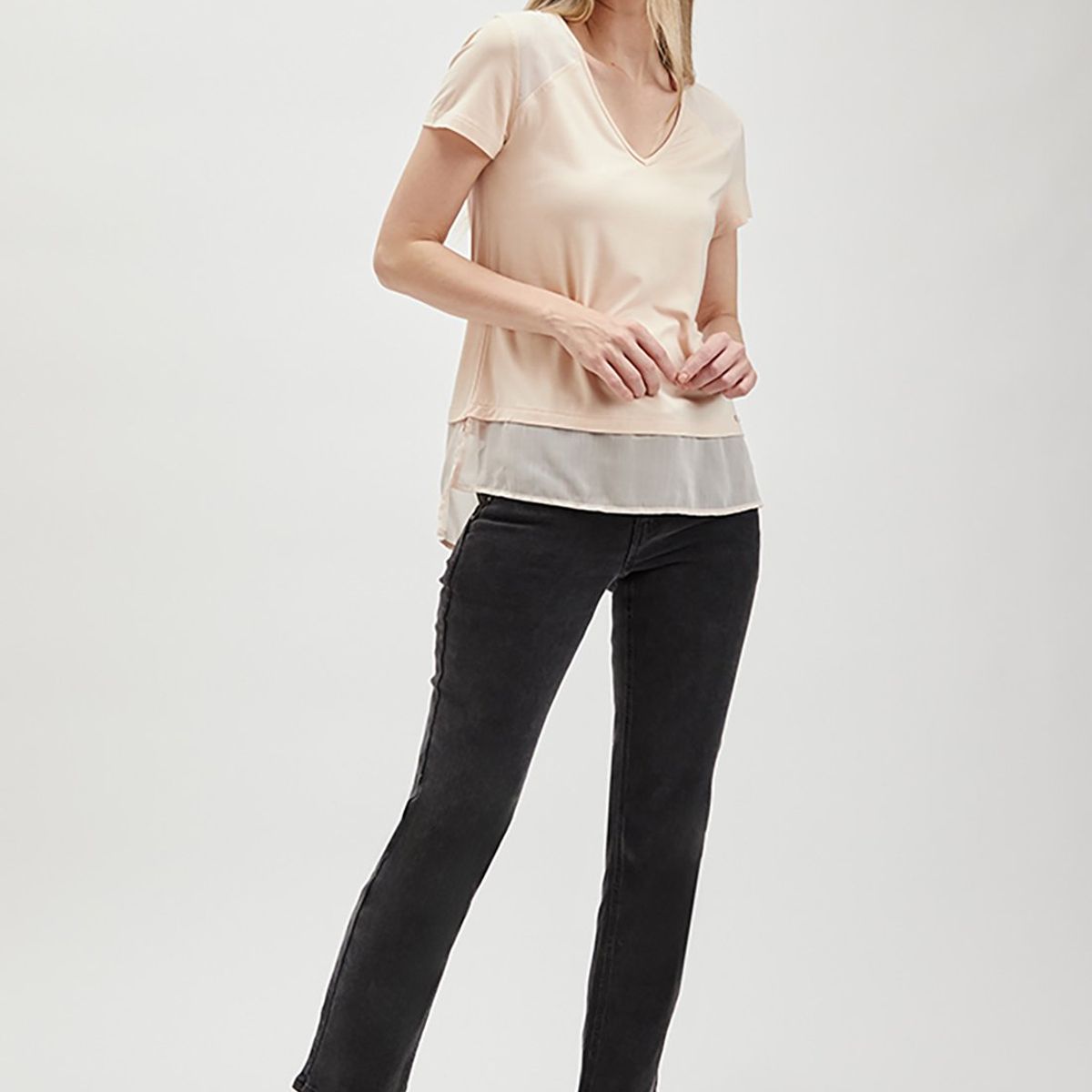 ASH - Polera Manga Corta Rosado Mujer Ash