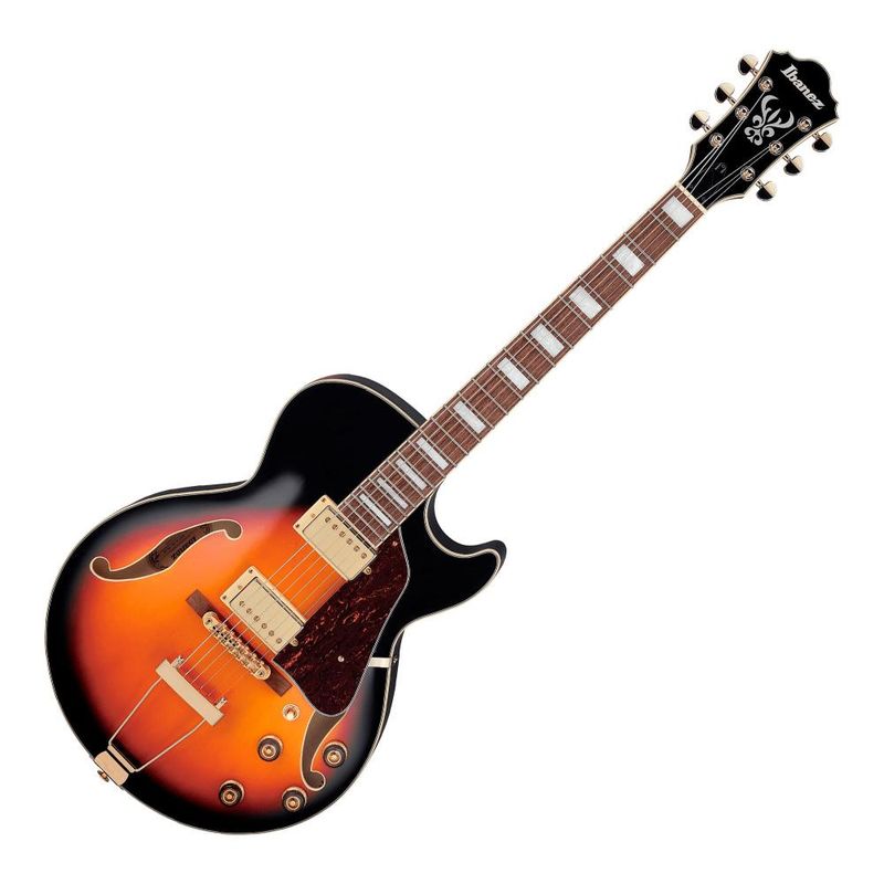 IBANEZ - Guitarra eléctrica Ibanez Hollowbody AG75G - Brown Sunburts