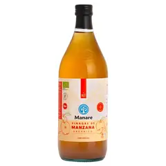 MANARE - Vinagre De Manzana Orgánico Madre Sin Filtrar 1000ml