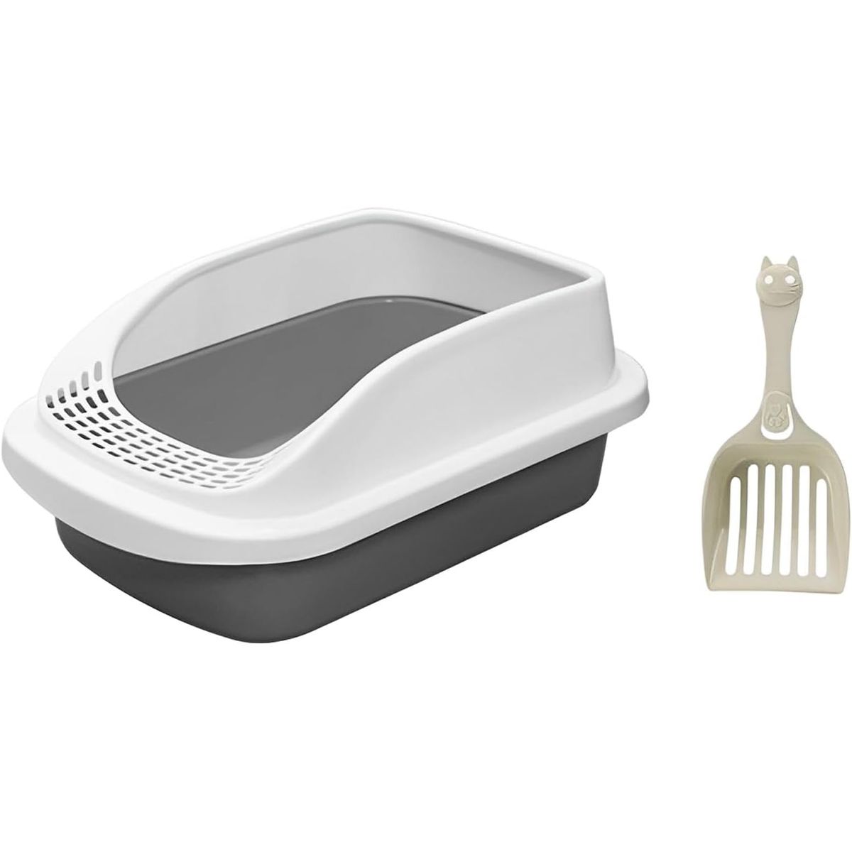 GENERICO - Arenero Bandeja XL Para Gato Baño Sanitario