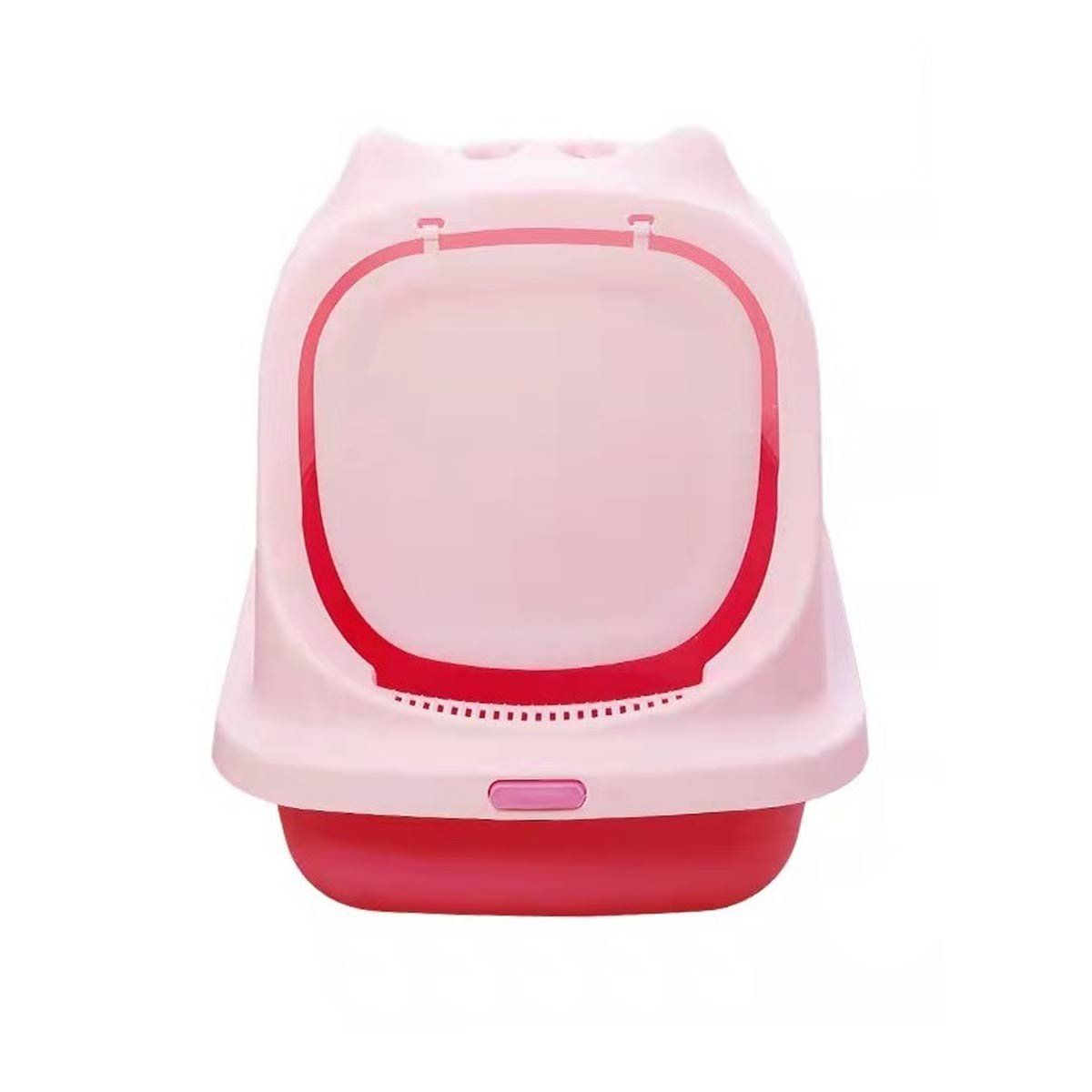 GENERICO - Arenero Cupula Resistente con Filtro Baño Sanitario Rosa
