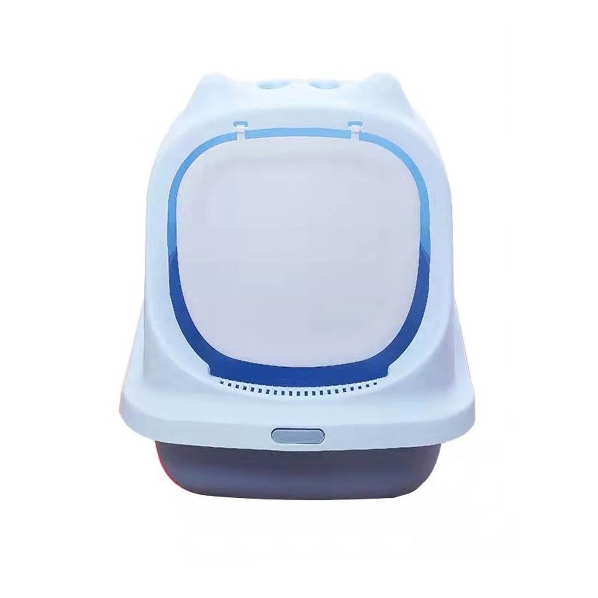 GENERICO - Arenero Cupula Resistente con Filtro Baño Sanitario Azul