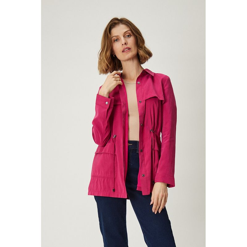 MA GRIFFE - Chaqueta Fucsia Mujer Magriffe