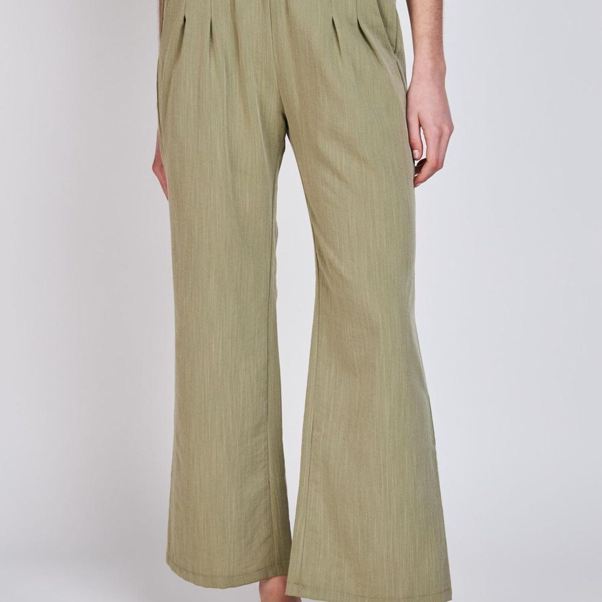 ECLIPSE - Pantalón Cintura Elasticada Ale Verde Militar Eclipse ECLIPSE