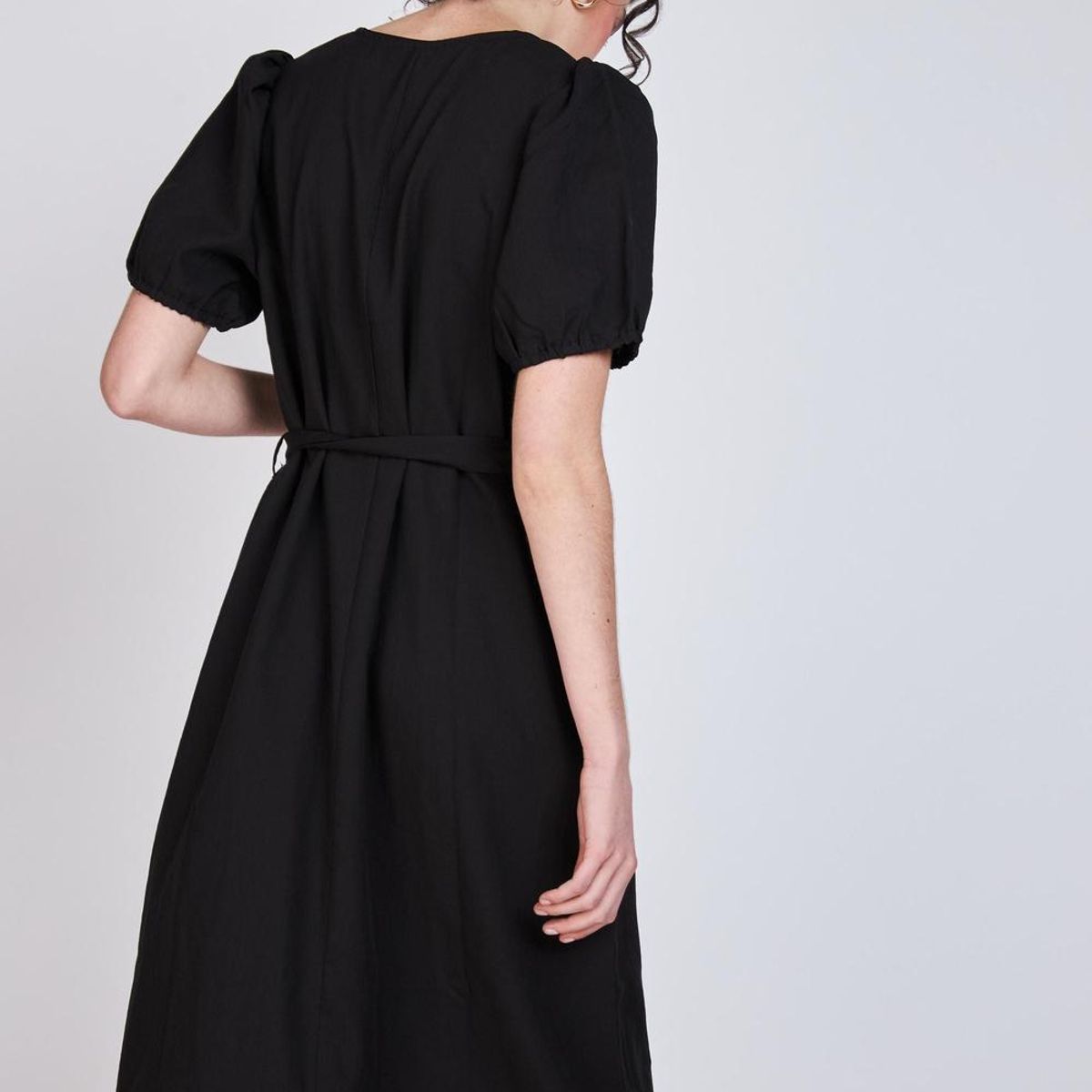 WOMAN BY ECLIPSE - Vestido Largo Tere Negro Negro Woman by Eclipse WOMAN BY ECLIPSE