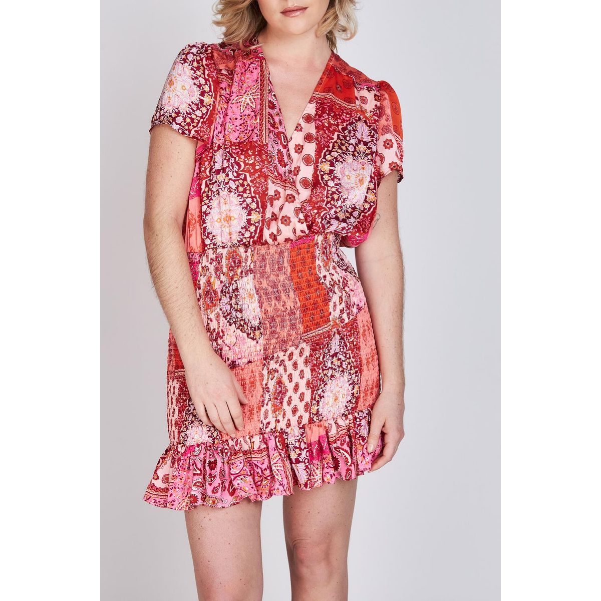 ECLIPSE - Vestido Chiffon Leticia Fucsia Eclipse ECLIPSE