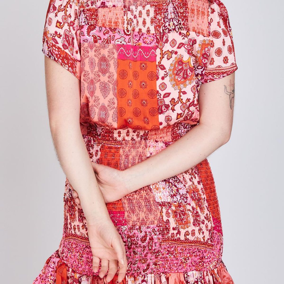 ECLIPSE - Vestido Chiffon Leticia Fucsia Eclipse ECLIPSE