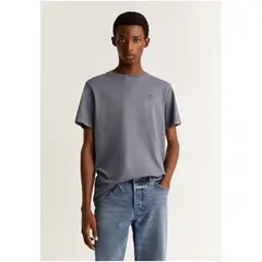 SCALPERS - Polera Lavada Calavera Navy