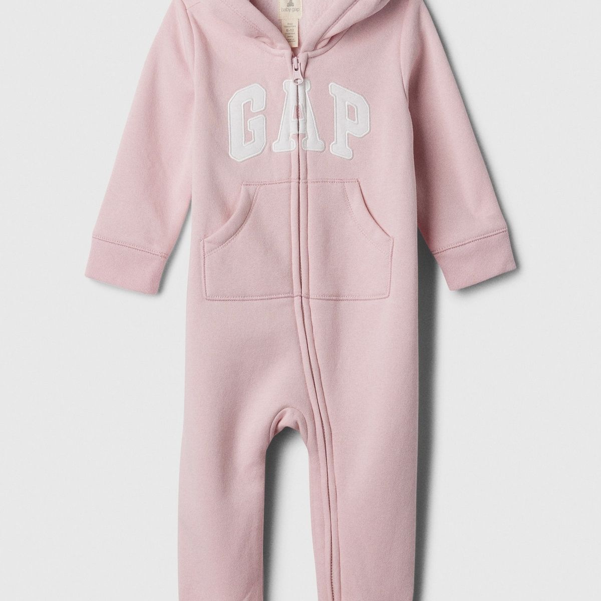 GAP - Enterito Gap Logo Recién Nacido Rosado