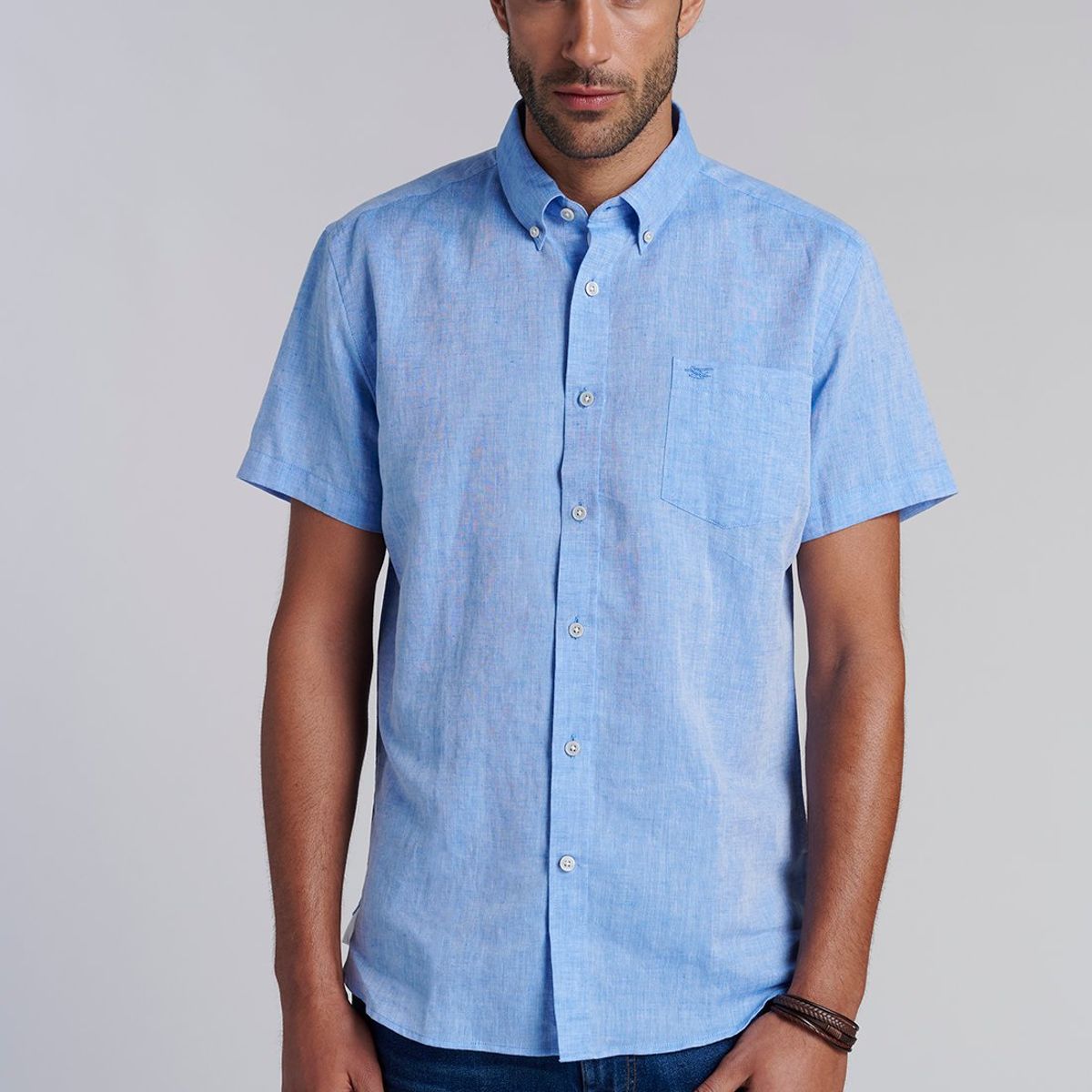 FEROUCH - Camisa Sport Atlanta F Azul Ferouch