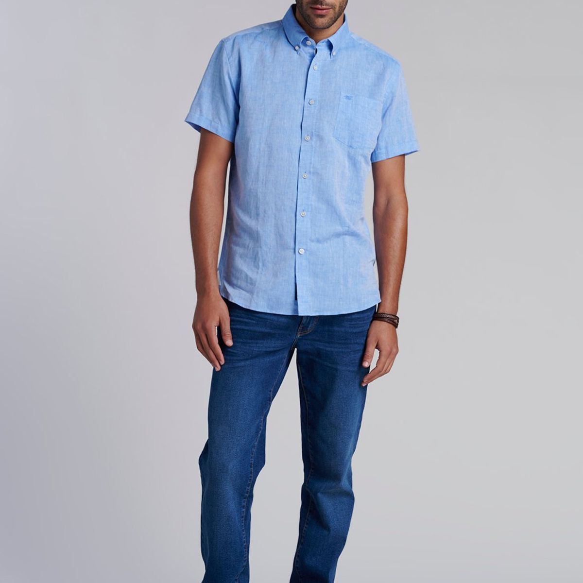 FEROUCH - Camisa Sport Atlanta F Azul Ferouch