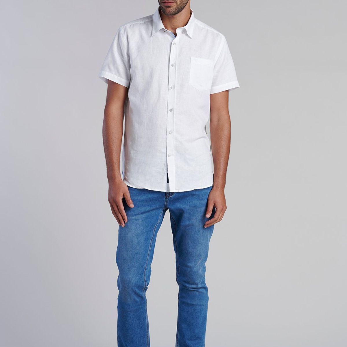 FEROUCH - Camisa Sport Atlanta F Blanco Ferouch