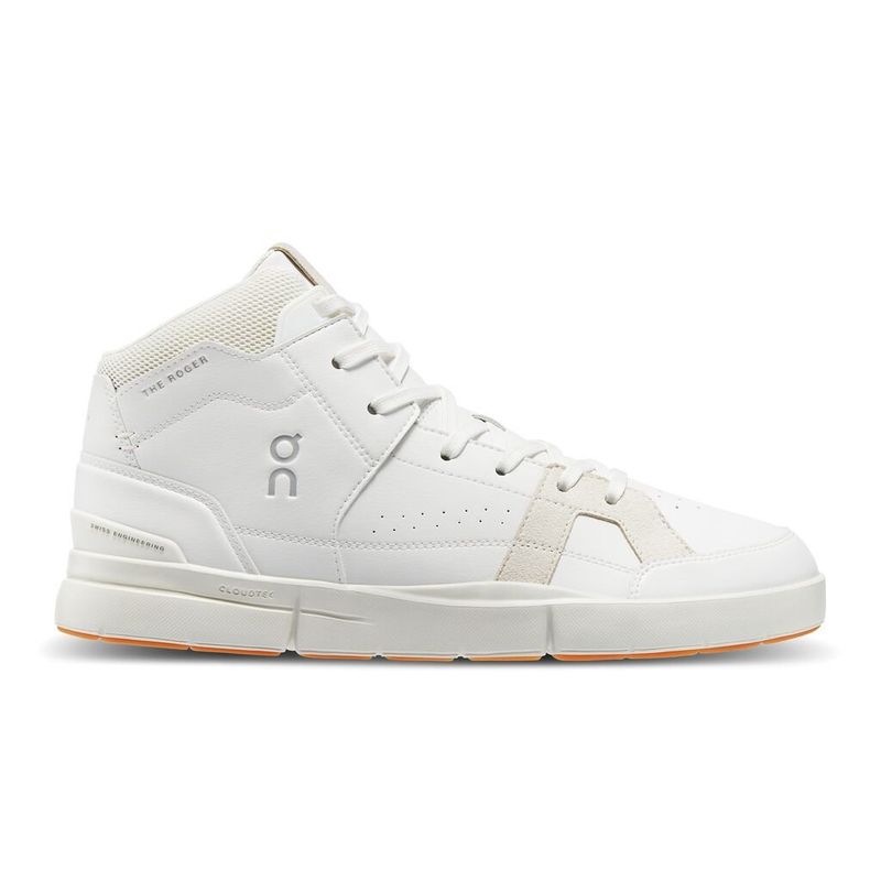 ON - Zapatillas THE ROGER Clubhouse Mid Hombre Blanco 9898328