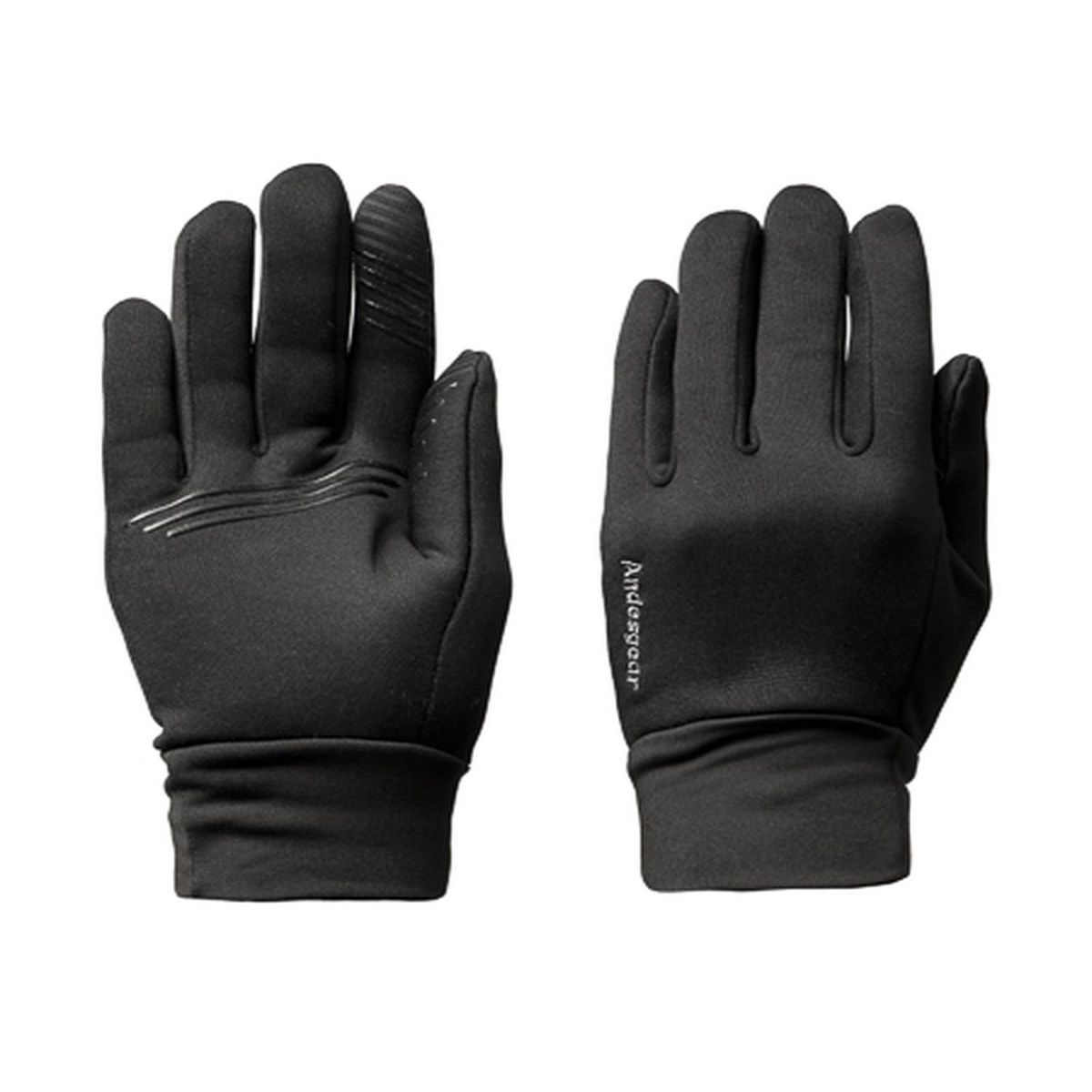 ANDESGEAR - Guantes Unisex Liner Negro Andesgear