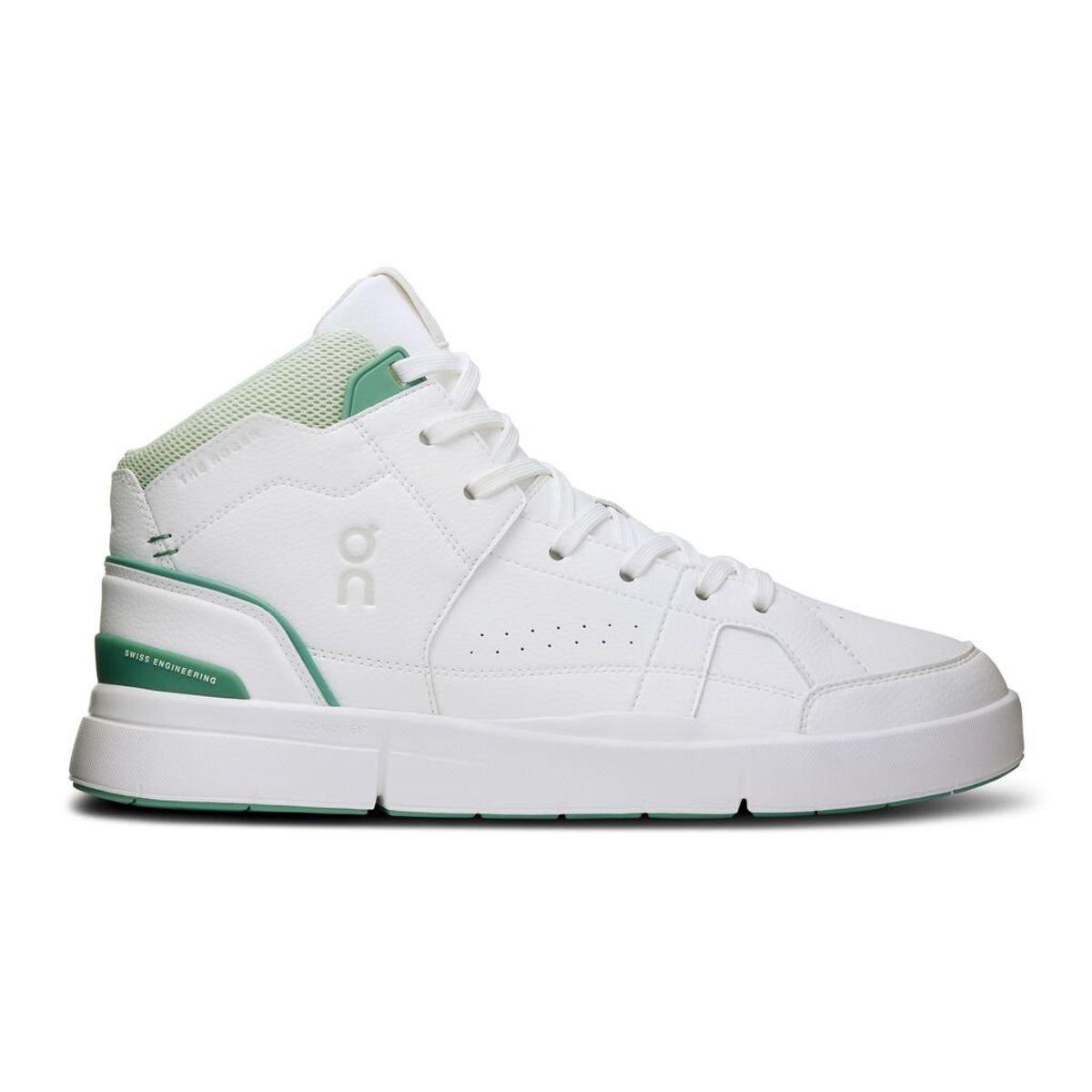ON - Zapatillas THE ROGER Clubhouse Mid Hombre Blanco 3MD11140840