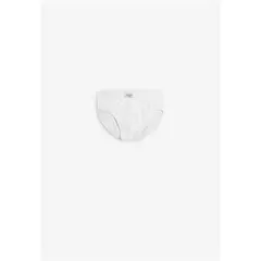 SCALPERS - Slip Algodón Liso White