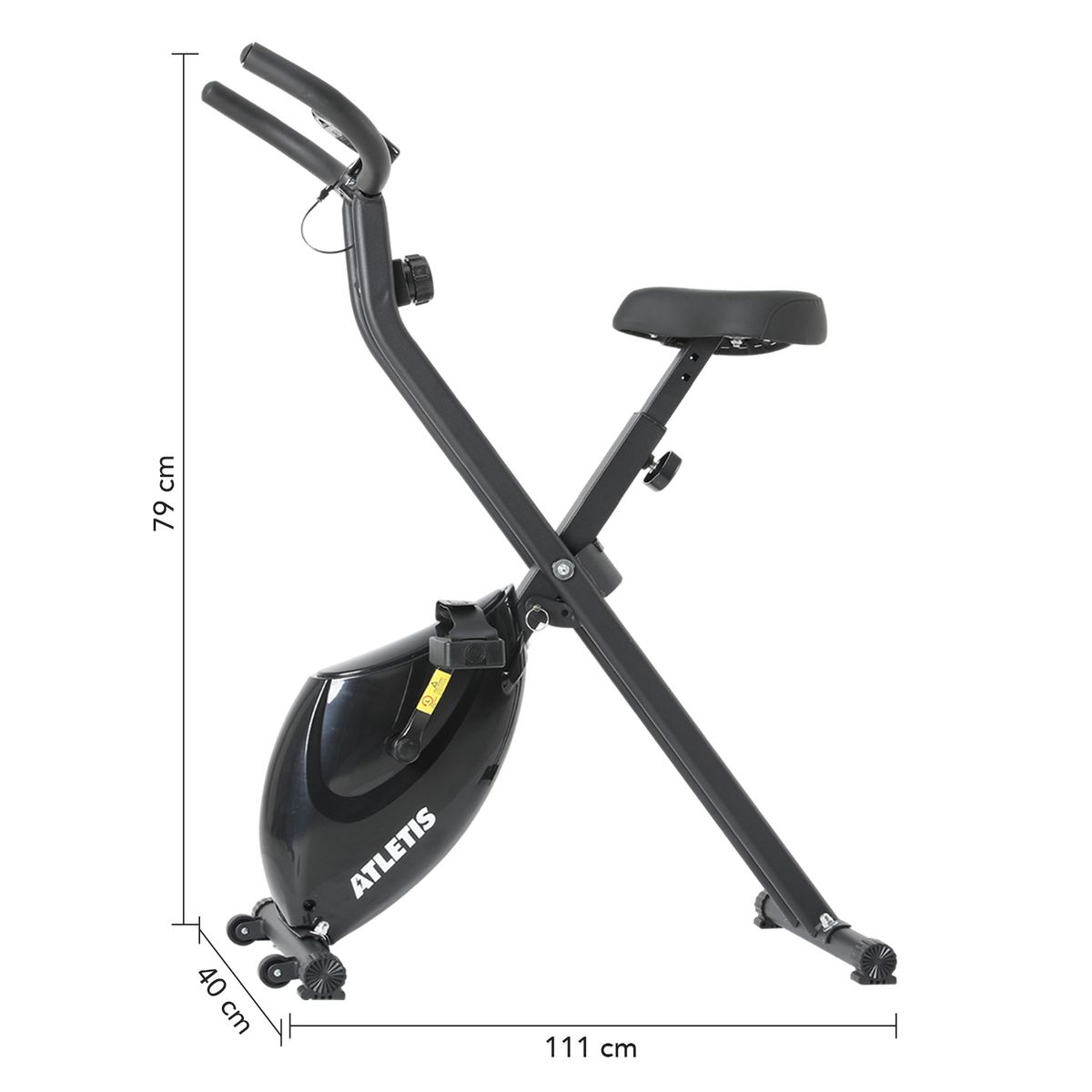 ATLETIS - Bicicleta X Bike Atletis Pro 100 Magnética 16 Kg