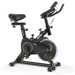 ATLETIS - Bicicleta Spinning Pro 400 Amarillo 6 Kg