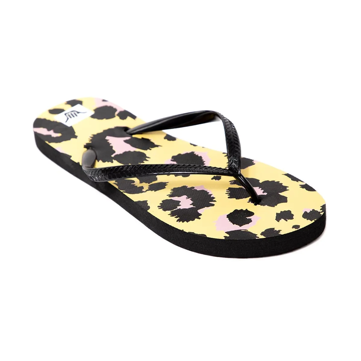 HANG LOOSE - Sandalias Mujer Hawaianas Animal Print Amarillo Hang Loose