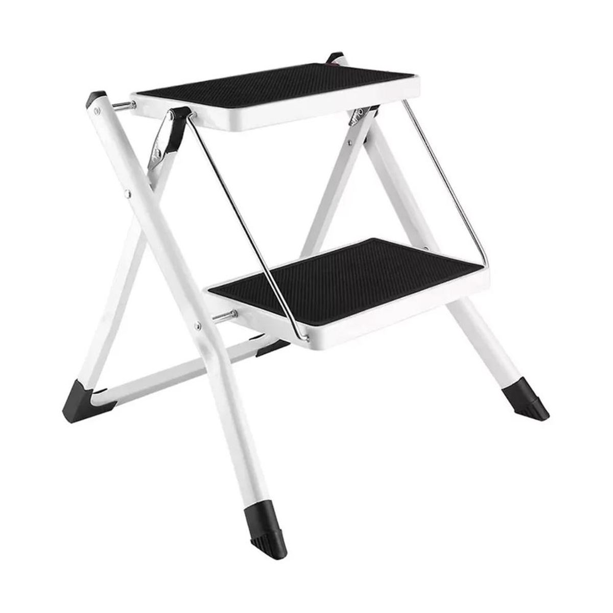 DETODOYMAS - Escalera Multiuso Plegable 2 Peldaños Ultra Compacta DETODOYMAS