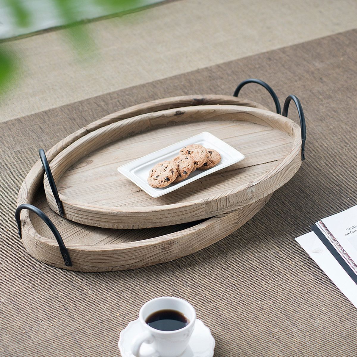 FORM DESIGN - Set Bandejas Jasper Natural Form