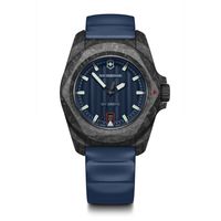 Reloj INOX Carbon Automático correa caucho azul