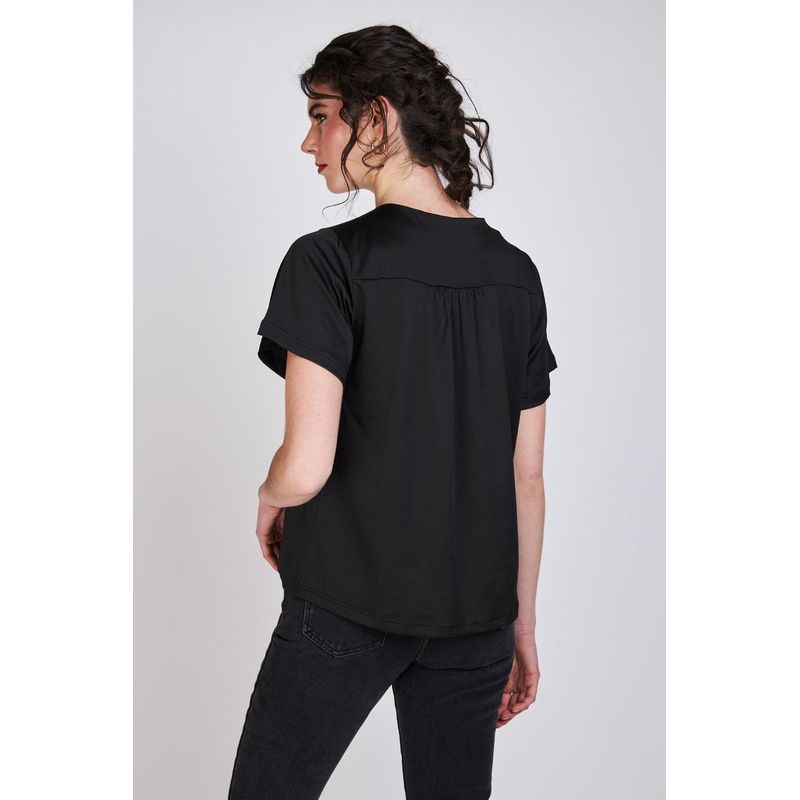 ECLIPSE CHILE - Polera Manga Campana Gala Negro Woman by Eclipse WOMAN BY ECLIPSE