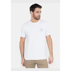 RIP CURL - Polera M/C Retro Flag Tee Blanco Hombre
