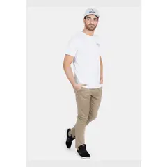 RIP CURL - Polera M/C Rj Skeleton Shred Tee Blanco Hombre