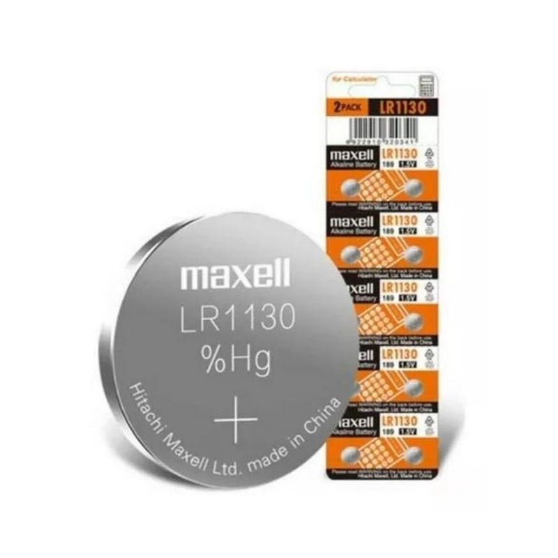 MAXELL - Blíster Pilas Botón Maxell LR1130 10 unidades 1.5 V