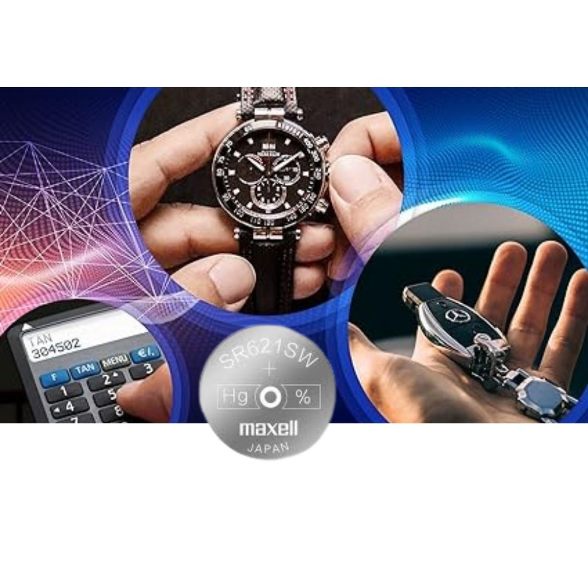 MAXELL - Pack 5 Pilas Silver Maxell SR6215SW MULTIUSOS