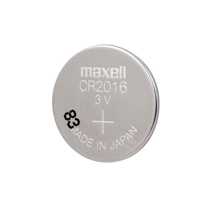 MAXELL - Unidad Pila Botón Maxell CR2016 Multiusos 3V