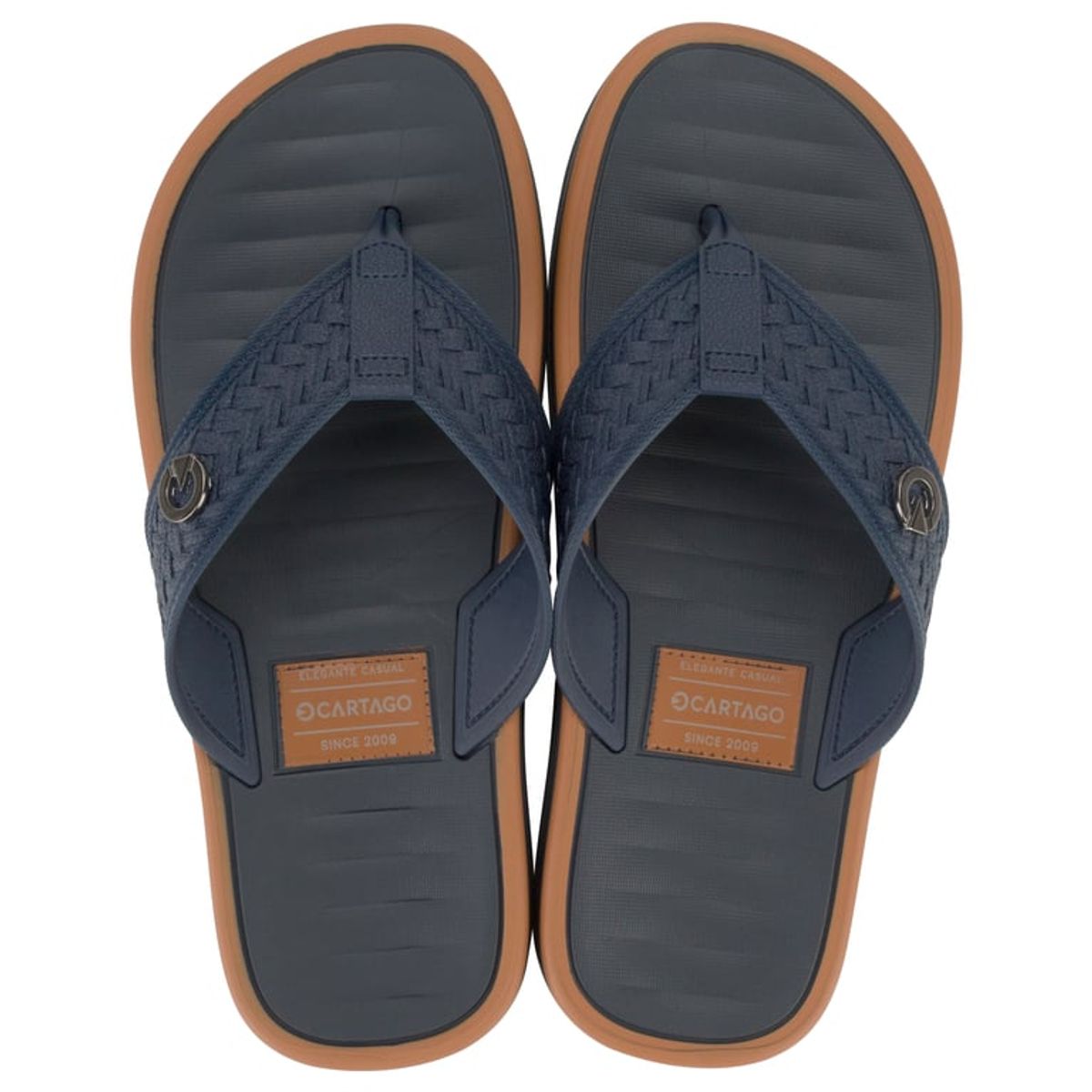 CARTAGO - Sandalia Hombre Azul Coimbra Cartago