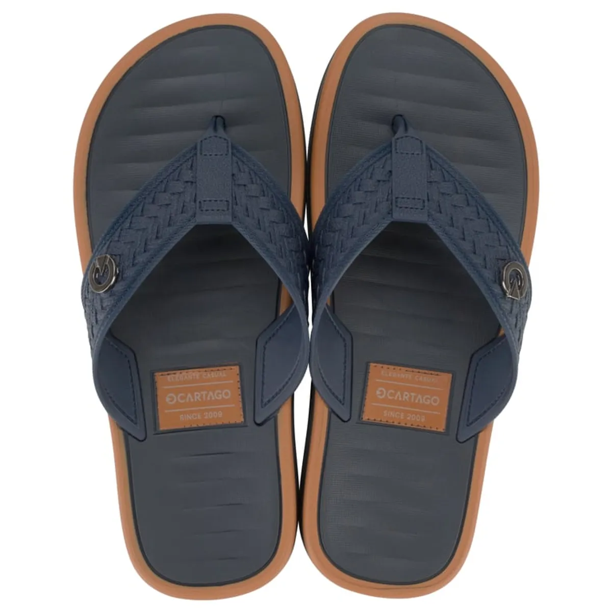 CARTAGO - Sandalia Hombre Azul Coimbra Cartago