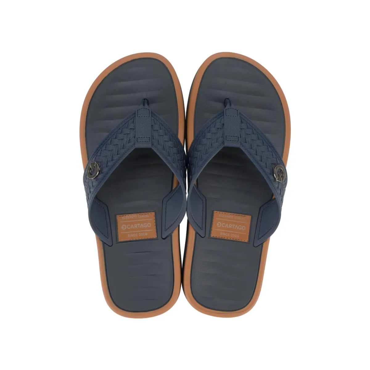 CARTAGO - Sandalia Hombre Azul Coimbra Cartago