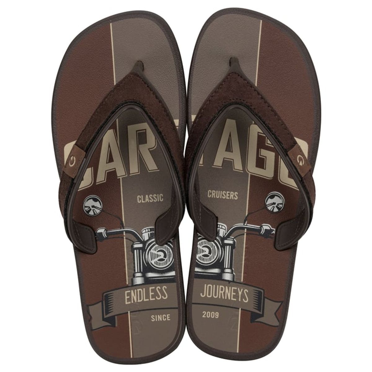 CARTAGO - Sandalia Hombre Beige/Marrón Dakar Ad Cartago