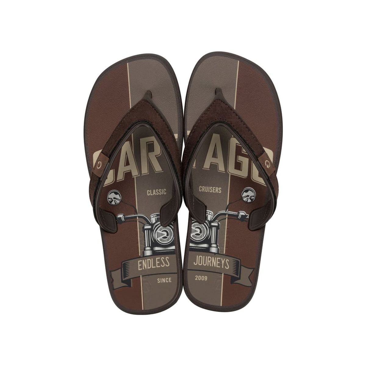 CARTAGO - Sandalia Hombre Beige/Marrón Dakar Ad Cartago