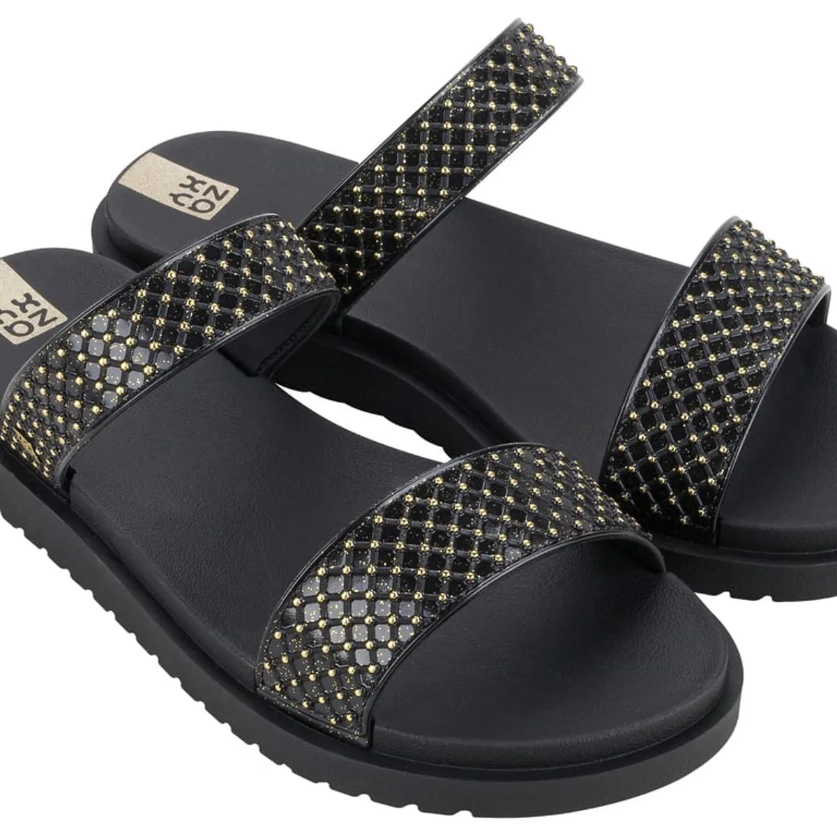 ZAXY - Sandalia Mujer Negro Spark Zaxy