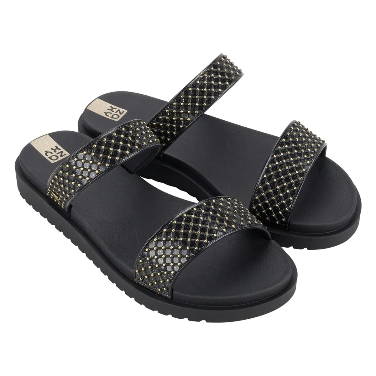 ZAXY - Sandalia Mujer Negro Spark Zaxy
