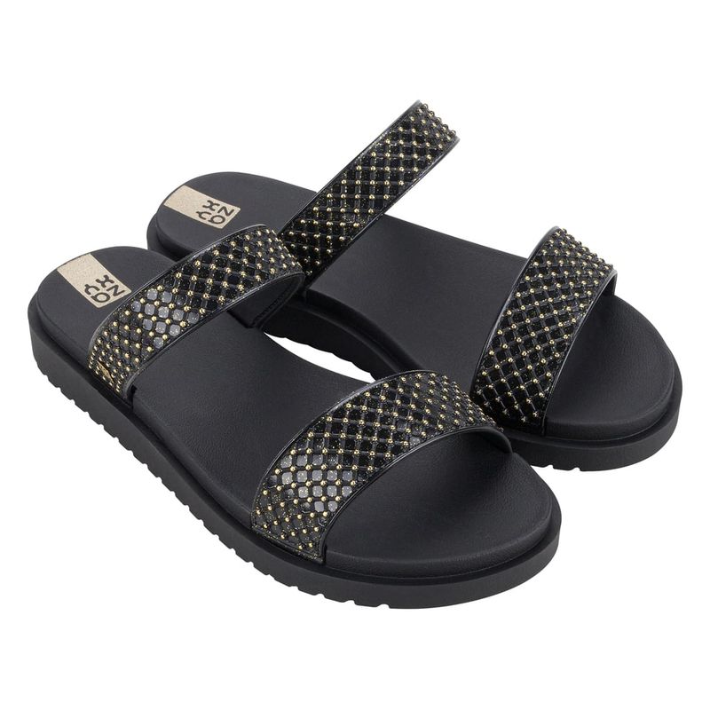 ZAXY - Sandalia Mujer Negro Spark Zaxy