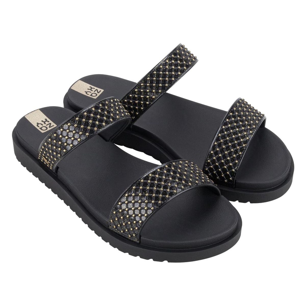 ZAXY - Sandalia Mujer Negro Spark Zaxy