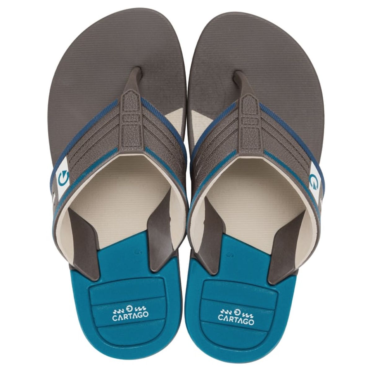 CARTAGO - Sandalia Niño Azul/Beige Dallas Cartago