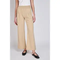 ECLIPSE - Pantalón Cintura Elasticada Ale Beige