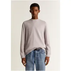 SCALPERS - Poleron Detalle Parche Pecho Lightburgundy